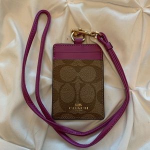 NWT Coach ID Lanyard